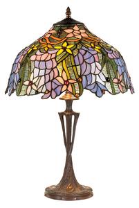 Stolní lampa KT1082+PBLM11 v Tiffany stylu