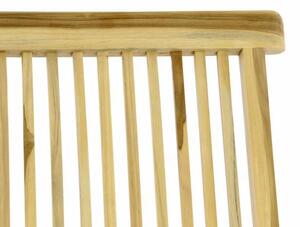 Divero 47298 Zahradní židle skládací - týkové dřevo
