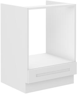 STL 60 cm skříňka na vestavný sporák LUNA Barevné provedení LUNA: Bílá / Jílově šedá