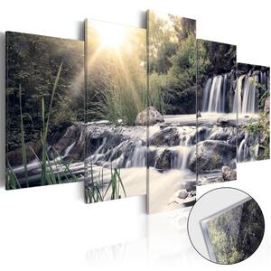 Obraz vodopád snů na akrylátovém skle - Waterfall of Dreams
