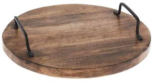 DekorStyle Servírovací prkénko z mangového dřeva hnědé