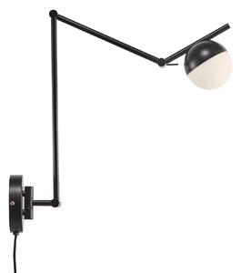 NORDLUX Contina nástěnná čtecí flexibilní lampička Varianta: Ø 100 x 372 x 736 mm, 5 W, G9, černá