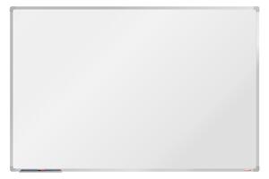 Bílá magnetická popisovací tabule boardOK, 180x120 cm, eloxovaný rám