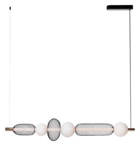MAXLIGHT P0593 - LED Lustr na lanku BORA LED/29W/230V bílá/černá