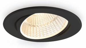 LED svítidlo HOGO 928 12W, černé Barevná teplota: denní bílá