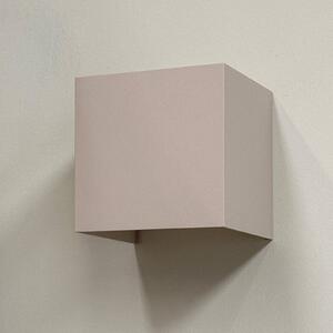 Dyberg Larsen LED nástěnné svítidlo Venus, béžová barva, šířka 10 cm