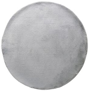 KOBEREC S VYSOKÝM VLASEM, 120 cm šedomodrá - Kulaté koberce