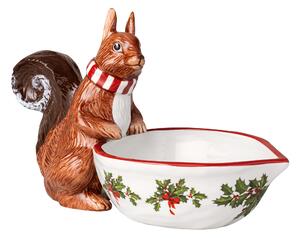 Villeroy&Boch Villeroy & Boch Toy’s Fantasy Vánoční figurka veverky s miskou , 20 cm