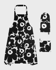 Kuchyňská dárková sada Pieni Unikko černá - set 3 Marimekko