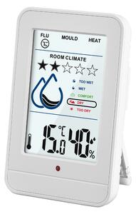Livarno® Bezdrátová meteostanice s funkcí výstrahy (bílá) (100396562001)