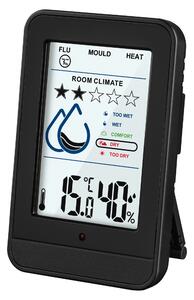 Livarno® Bezdrátová meteostanice s funkcí výstrahy (černá) (100396562002)
