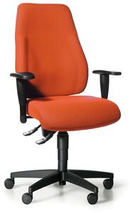 Kancelářská židle EXETER LADY s područkami, oranžová