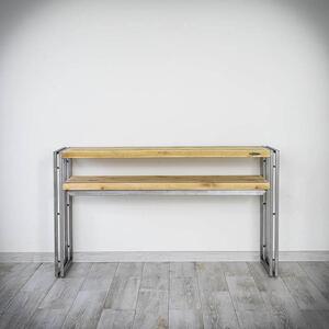 Konzole / psací stůl Steel Wood