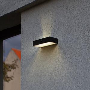 LED solární venkovní nástěnné světlo Fadi, CCT