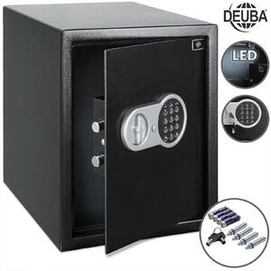 Security Elektrický nábytkový trezor černý 35x40x40cm, Monzana