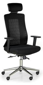 Kancelářská židle EDEN, černá/černá