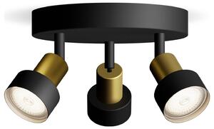 Philips Conduit 8720169299955 stropní lampa GU10 černá, zlatá