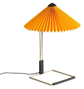 HAY Matin 300 LED stolní lampa plisovaná, žlutá
