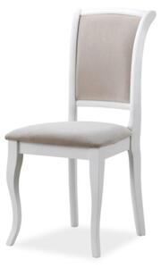 Jídelní židle SIGMN-SC béžová/bílá