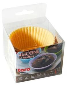 Forma košíčky na muffiny TORO , 6 ks