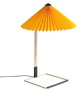 HAY Matin 380 LED stolní lampa plisovaná, žlutá