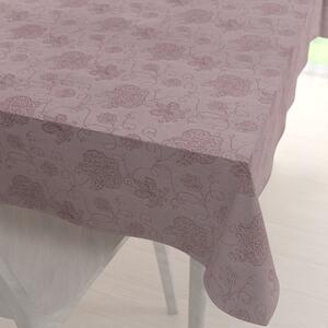 Biante Teflonový obdélníkový ubrus TF-077 Květované ornamenty na starorůžovém 50x100 cm