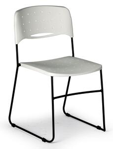 Plastová židle SQUARE, bílá