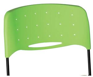 Plastová židle SQUARE 3+1 ZDARMA, zelená