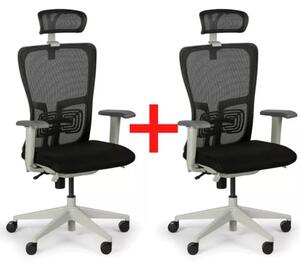 Kancelářská židle GAM, 1+1 ZDARMA, černá