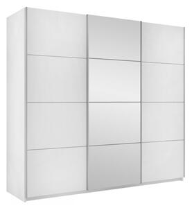 Posuvná šatní skříň Artemon 250, Barva: bílá 5903211348754