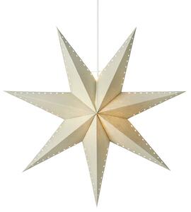 Dekorační hvězda Lively, závěsná, šedá, Ø 60 cm