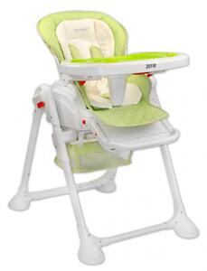 Coto Baby Jídelní židlička a houpačka 2v1 Zefir, zelená