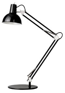 Midgard Federzug stolní lampa s podstavcem černá