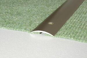 Přechodový profil 30 mm, oblý (šroubovací) | nivelace 0 - 3 mm Inox E07