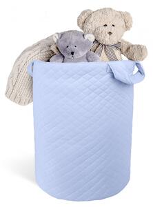 Box na hračky Velvet lux Miminu, prošívaný - modrý