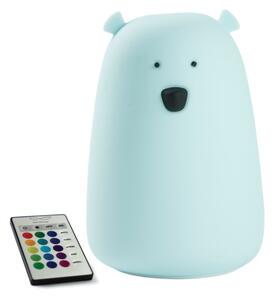 Rabbit & Friends Dotyková lampička medvídek s ovládáním barva: Modrá