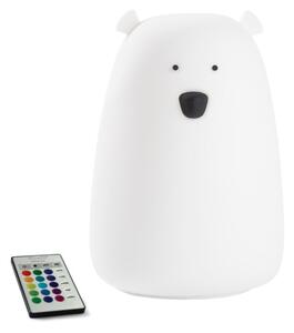 Rabbit & Friends Dotyková lampička medvídek s ovládáním barva: Bílá