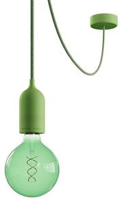 Venkovní závěsná objímka na žárovku s kabelem 5m EIVA PASTEL IP65 Barva: světle zelená, Žárovka: bez žárovky