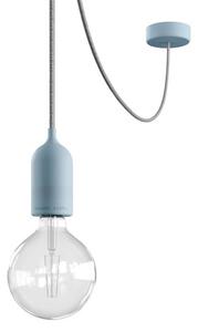 Venkovní závěsná objímka na žárovku s kabelem 5m EIVA PASTEL IP65 Barva: světle modrá, Žárovka: bez žárovky
