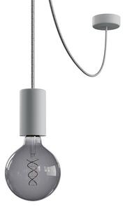 Venkovní závěsná objímka na žárovku s kabelem 5m EIVA ELEGANT IP65 Barva: ledovcově šedá, Žárovka: bez žárovky