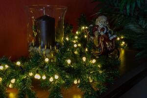 Nexos 57411 Vánoční dekorace - girlanda s osvětlením 2,7 m - 200 LED teple bílá
