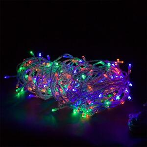 VOLTRONIC® 67682 Vánoční řetěz - 10 m, 100 LED, barevný, na baterie