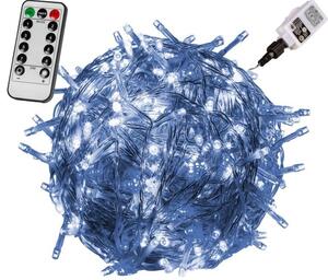 VOLTRONIC® 59753 Vánoční LED osvětlení 5 m - studená bílá 50 LED + ovladač