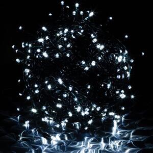 VOLTRONIC® 59578 Vánoční LED osvětlení 10 m - studená bílá 100 LED + ovladač BATERIE