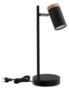 Stolní lampa LAGOS 1xGU10/15W/230V černá/hnědá