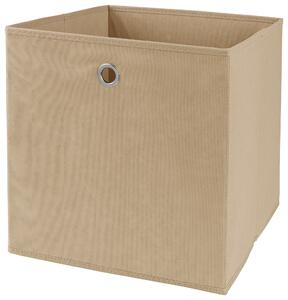 SKLÁDACÍ KRABICE, kov, textil, papír, 32/32/32 cm Landscape - Boxy do regálů & krabice do regálů