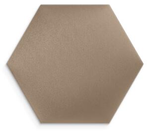 Čalouněný panel - Šestiúhelník - 30x26cm Barva: Tyrkysová