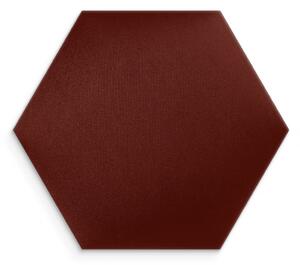 Čalouněný panel - Šestiúhelník - 30x26cm Barva: Mořská zeleň