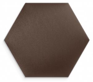 Čalouněný panel - Šestiúhelník - 30x26cm Barva: Černá