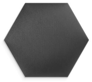 Čalouněný panel - Šestiúhelník - 40x35cm Barva: Černá